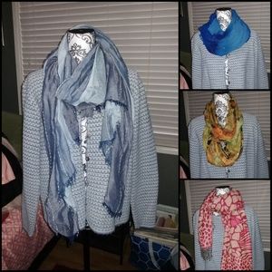 Scarves lot of 4 non-branded